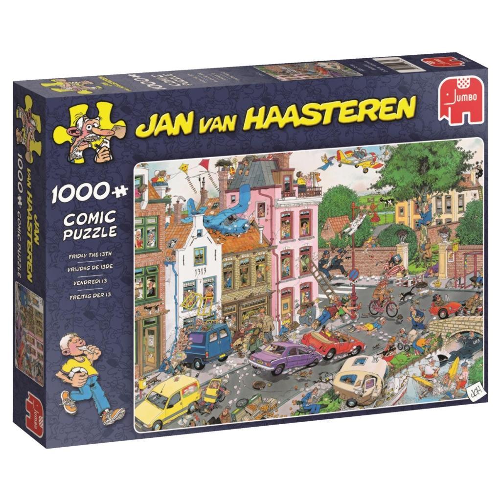 Joc / Jucărie Jan van Haasteren - Freitag der 13. - 1000 Teile Puzzle 
