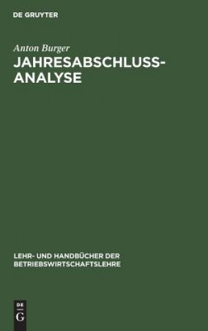 Buch Jahresabschlussanalyse Anton Burger