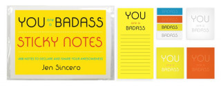 Carte You Are a Badass (R) Sticky Notes Jen Sincero