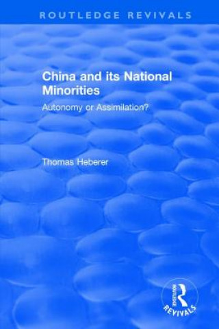 Carte China and Its National Minorities HEBERER