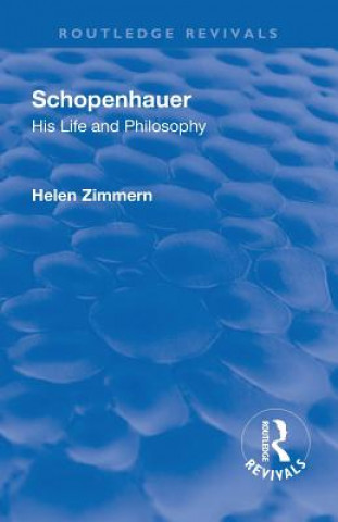 Książka Revival: Schopenhauer: His Life and Philosophy (1932) ZIMMERN