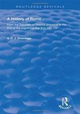 Kniha History of Rome from 133 B.C. to 70 A.D. (1904) A.H.J. Greenidge