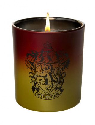 Carte Harry Potter: Gryffindor Large Glass Candle Insight Editions