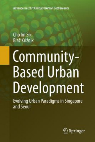 Kniha Community-Based Urban Development IM SIK CHO