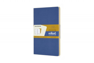 Calendar / Agendă Moleskine Volant Journals Large Plain Forget.Blue Amber.Yellow MOLESKINE
