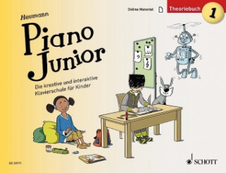 Tlačovina Piano Junior: Theoriebuch. Bd.1 Hans-Günter Heumann