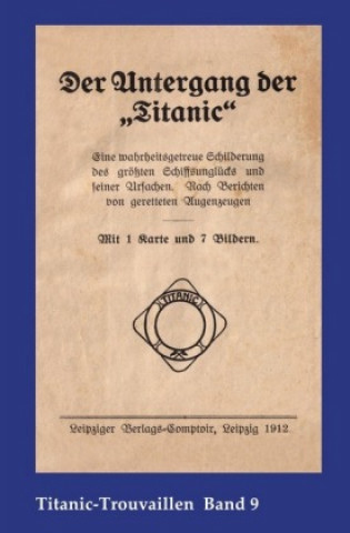 Kniha Der Untergang der "Titanic" Ohne Verfasserangabe