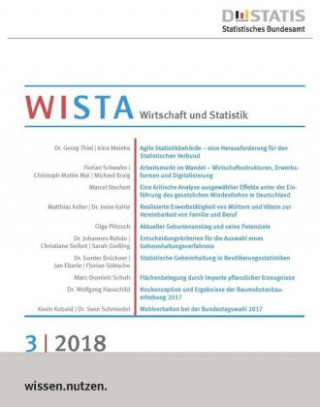 Könyv WISTA 3/2018 Statistisches Bundesamt