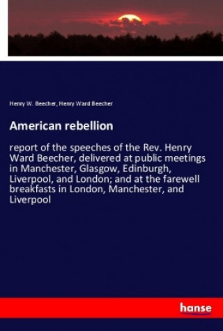 Knjiga American rebellion Henry W. Beecher