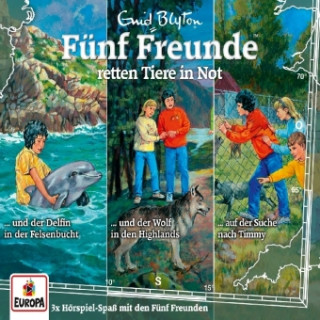 Hanganyagok Fünf Freunde - 3er-Box-retten Tiere in Not. Box.32, 3 Audio-CD Enid Blyton