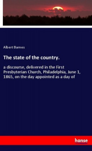 Boek The state of the country. Albert Barnes