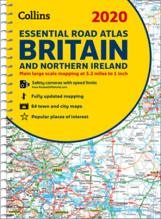 Kniha 2020 Collins Essential Road Atlas Britain and Northern Ireland Collins Maps