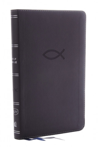 Carte KJV, Thinline Bible Youth Edition, Leathersoft, Gray, Red Letter, Comfort Print Thomas Nelson
