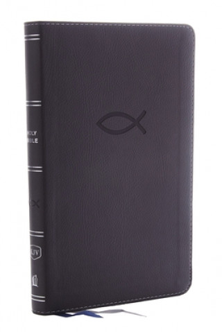 Book KJV, Thinline Bible Youth Edition, Leathersoft, Gray, Red Letter, Comfort Print Thomas Nelson