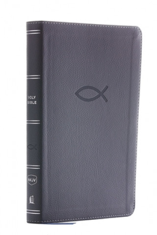 Kniha NKJV, Thinline Bible Youth Edition, Leathersoft, Gray, Red Letter, Comfort Print Thomas Nelson