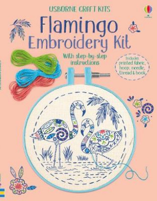 Kniha Embroidery Kit: Flamingo LARA BRYAN