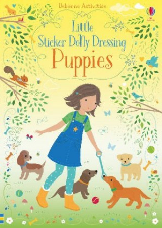 Book Little Sticker Dolly Dressing Puppies Fiona Watt