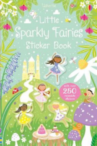 Книга Sparkly Fairies Sticker Book KIRSTEEN ROBSON