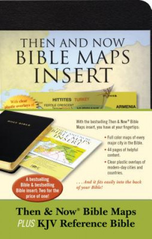 Książka Then & Now Bible Maps Insert and KJV Bible Bundle Hendrickson Publishers