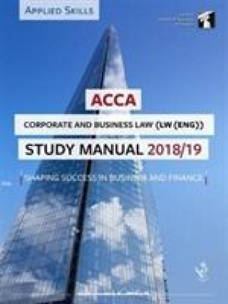 Kniha ACCA Corporate and Business Law (ENG) Study Manual 2018-19 