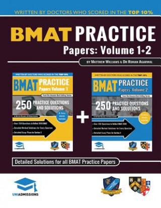 Kniha BMAT Practice Papers Volume 1 & 2 Rohan Agarwal