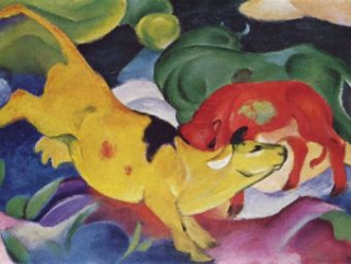 Spiel/Spielzeug Franz Marc - Kühe-rot, grün, gelb - 500 Teile (Puzzle) 