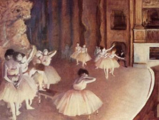 Hra/Hračka Edgar Germain Hilaire Degas - Generalprobe des Balletts auf der Bühne - 500 Teile (Puzzle) 