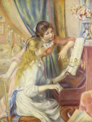 Játék Pierre-Auguste Renoir - Zwei Mädchen am Klavier - 500 Teile (Puzzle) 