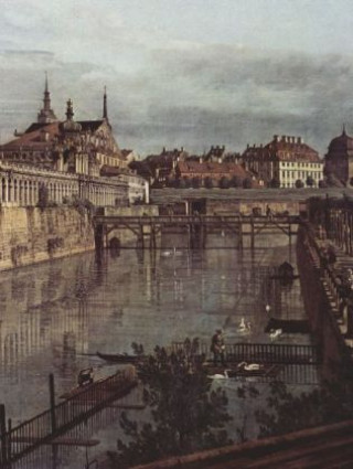 Jeu/jouet Canaletto (I) - Der alte Wassergraben des Zwingers, von der Orangerie Richtung Stadt aus gesehen - 1.000 Teile (Puzzle) 