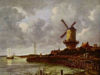 Gra/Zabawka Jacob Isaaksz. van Ruisdael - Mühle von Wijk bei Duurstede - 1.000 Teile (Puzzle) 