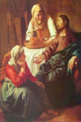 Hra/Hračka Jan Vermeer van Delft - Christus bei Maria und Martha - 1.000 Teile (Puzzle) 