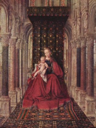 Spiel/Spielzeug Jan van Eyck - Marienaltar, Dresdner Triptychon, Mitteltafel: Maria mit Kind - 1.000 Teile (Puzzle) 