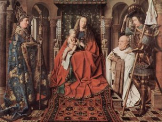 Hra/Hračka Jan van Eyck - Madonna des Kanonikus Georg van der Paele, mit Hl. Domizian, dem Hl. Georg etc. - 1.000 Teile (Puzzle) 