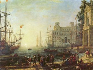 Hra/Hračka Claude Lorrain - Hafen mit der Villa Medici - 1.000 Teile (Puzzle) 