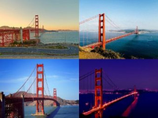 Spiel/Spielzeug Collage Golden Gate Bridge - 500 Teile (Puzzle) 