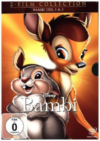 Видео Bambi 1+2, 2 DVDs Jeremy Milton