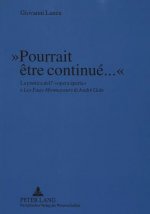 Könyv "Pourrait etre continue..." Giovanni Lanza