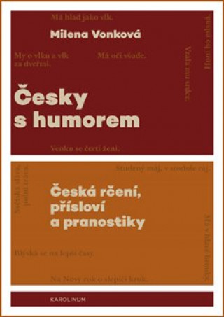 Könyv Česky s humorem Milena Vonková