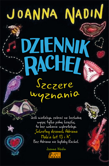 Kniha Dziennik Rachel Szczere wyznania Nadin Joanna