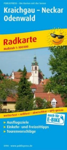 Nyomtatványok PublicPress Radkarte Kraichgau - Neckar - Odenwald 