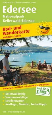 Materiale tipărite PublicPress Rad- und Wanderkarte Edersee, Nationalpark Kellerwald-Edersee 