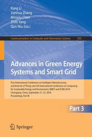 Kniha Advances in Green Energy Systems and Smart Grid Kang Li