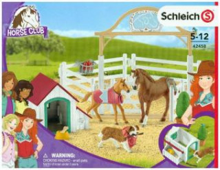 Hra/Hračka Schleich Horse Club Hannahs Gastpferde mit Hündin Ruby, Kunststoff-Figur Schleich®