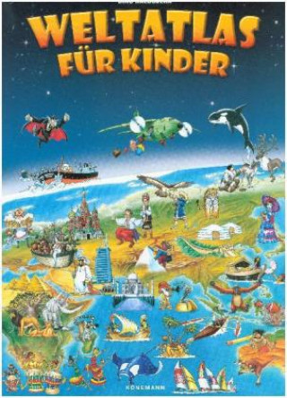 Buch Weltatlas für Kinder Dino Kalogjera