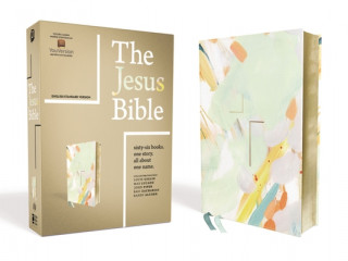 Книга Jesus Bible Artist Edition, ESV, Leathersoft, Multi-color/Teal PASSION