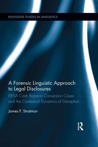 Książka Forensic Linguistic Approach to Legal Disclosures Stratman