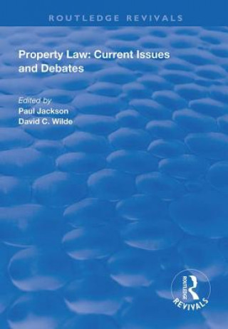 Książka Property Law: Current Issues and Debates 