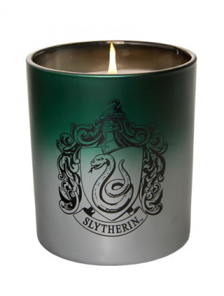 Carte Harry Potter: Slytherin Large Glass Candle Insight Editions