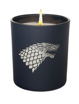 Книга Game of Thrones: House Stark Large Glass Candle Insight Editions