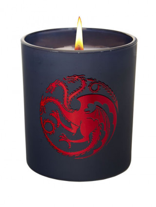 Kniha Game of Thrones: House Targaryen Large Glass Candle Insight Editions